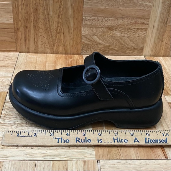 COPY - DANSKO Mary Janes Perforated Butterfly Black Clogs Size 37 US6.5-7 - Picture 8 of 12